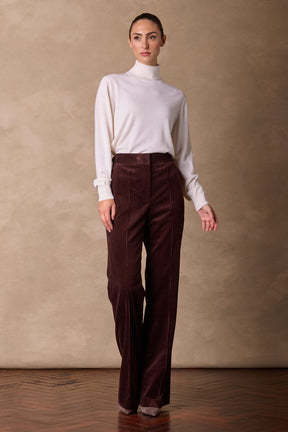 Roll Neck Cashmere Knit (MTM Womenswear) - Winter White