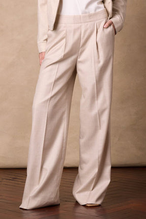 Sylvie Trouser - POW Lt Brown Check