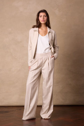 Sylvie Trouser - POW Lt Brown Check