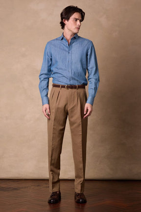 Pilot (SCA) Shirt - Denim Blue Linen