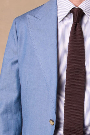 Jonah 10 Blazer - Sky Blue Wool Denim