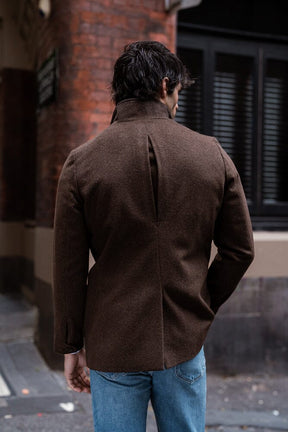 Savona Hybrid Jacket - Brown Wool