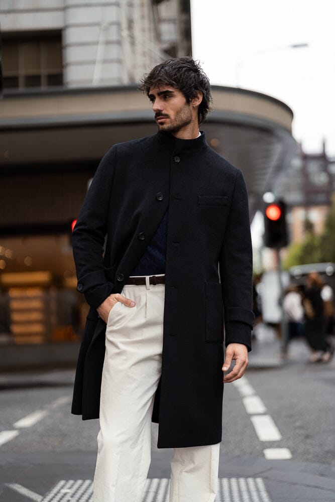 Firenze Pleated Trouser - Ivory Corduroy