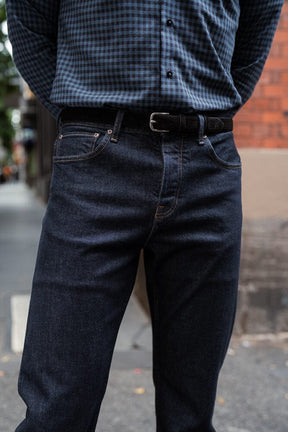 Straight Leg Jeans (RTW) - Dark Blue Rinse