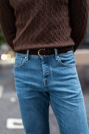 Straight Leg Jeans (RTW) - Light Blue Stone Wash