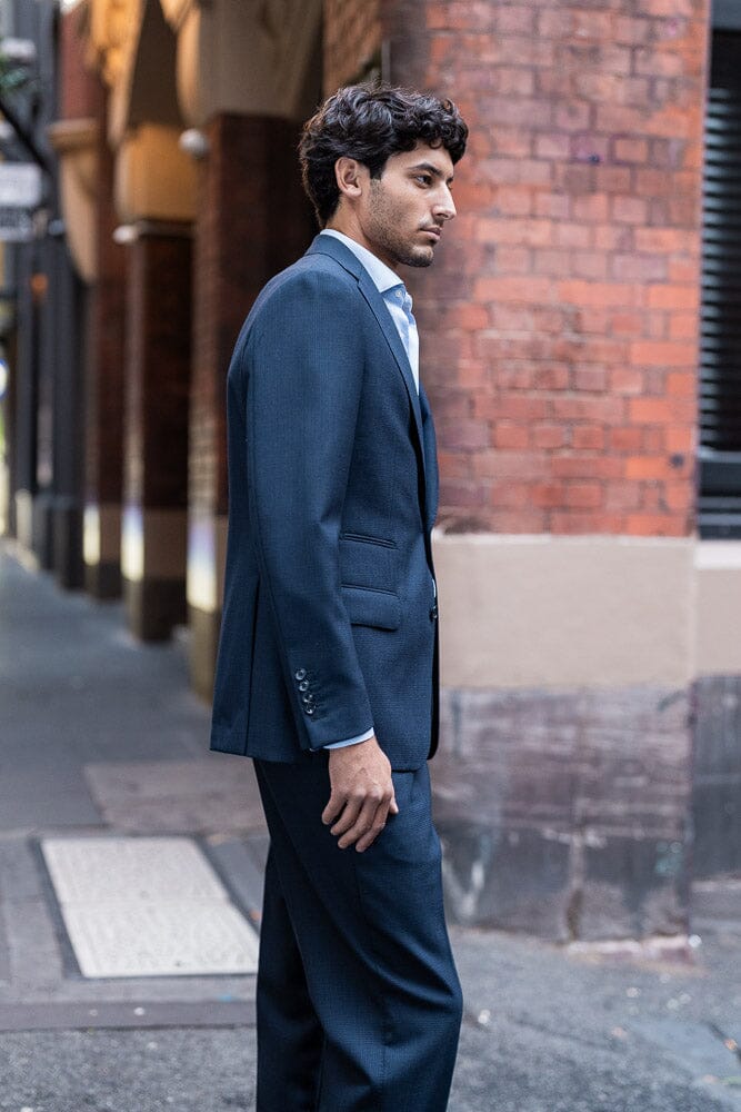 Greyson / Como Suit - Mid Navy Self Check