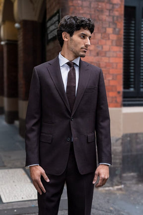 Greyson / Apollo Suit - Chocolate 4 Ply Wool