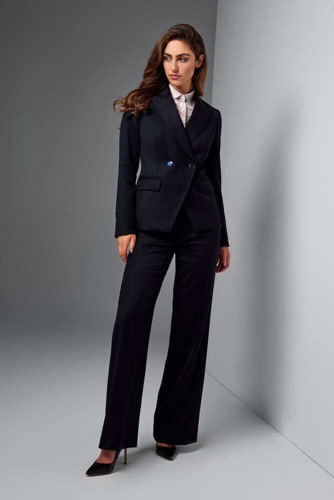Ariana Suit - Navy English Wool Twill