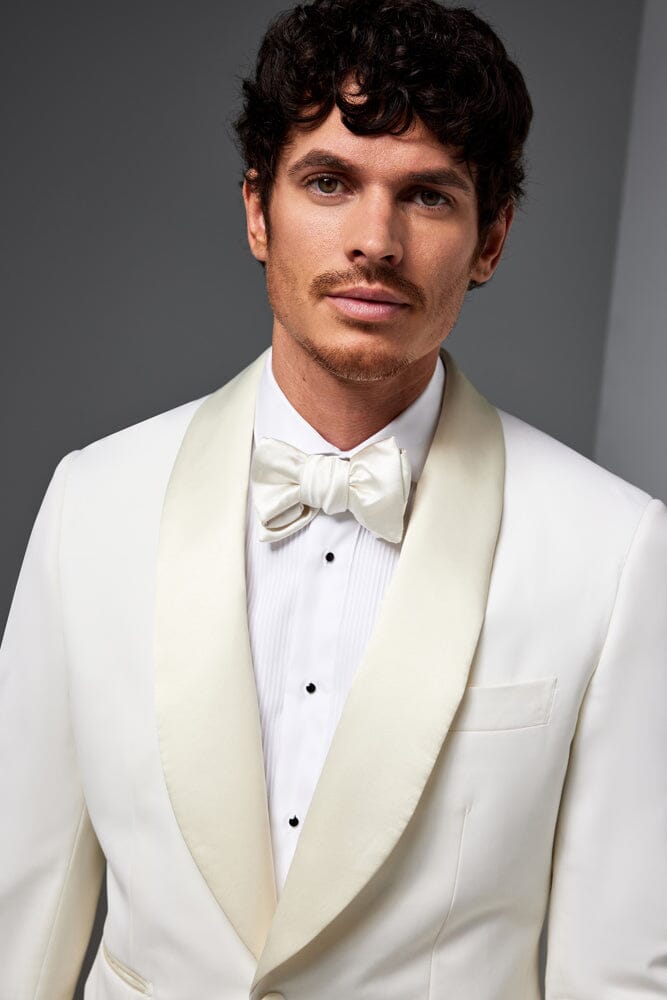 Deluxe GC Bow Tie - 'The Fred' in Formal White