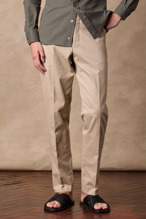 Apollo Chino - Coffee Cotton Twill Stretch