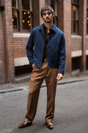 Blouson Jacket - Dk Blue Rondane Denim