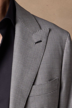 Julius Suit - Black & White Houndstooth