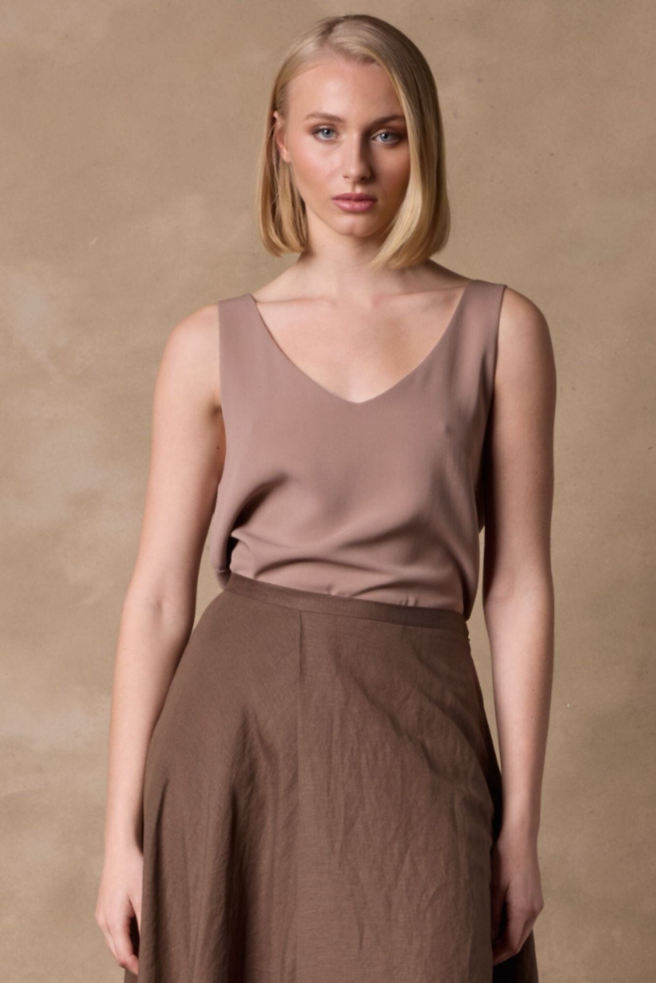 Bridget Cami Top - Mushroom