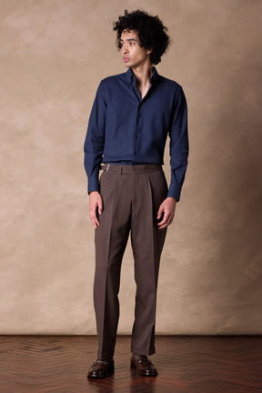 Gurkha Trouser - Brown Wool Stretch