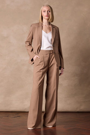 Lily/Emma Suit - Camel Wool