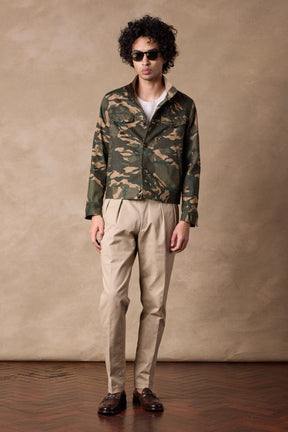 Harrington Jacket - Camouflage Denim