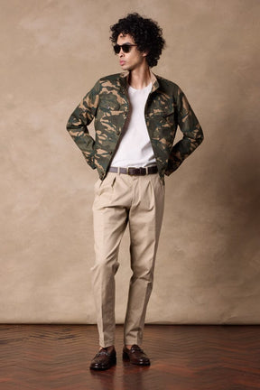 Harrington Jacket - Camouflage Denim