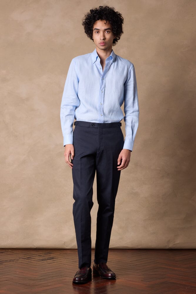 Apollo Chino - Navy Cotton Twill Stretch