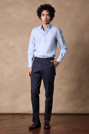 Apollo Chino - Navy Cotton Twill Stretch