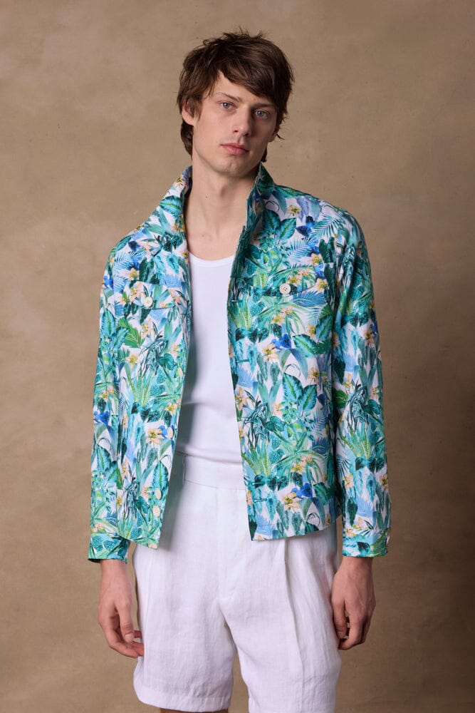 Harrington Jacket - Whimsical Floral Print