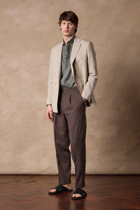 Lamarr Shirt - Olive Linen