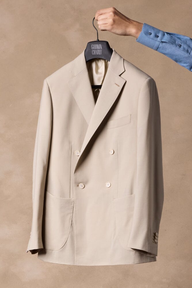 Matteo DB Suit - Sand Wool