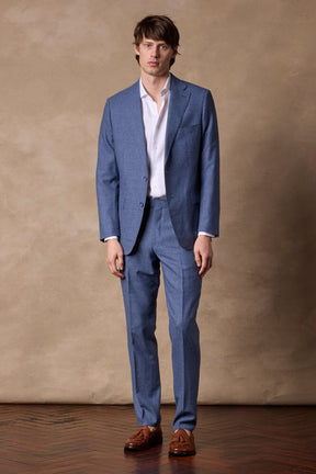 Greyson Suit - Lt Blue Wool