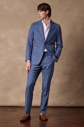 Greyson Suit - Lt Blue Wool