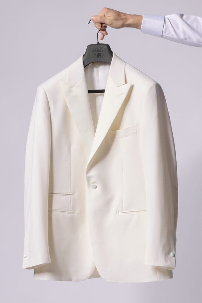 Samuel 9 Tuxedo Jacket - Off White Barathea