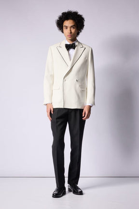 Austin DB Cocktail Jacket - Off White Italian Wool