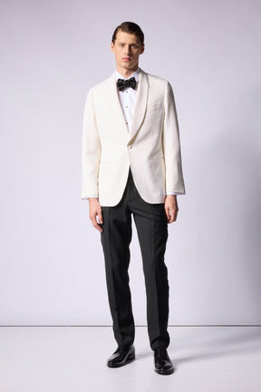 Luka 6 Evening Jacket - Off White Barathea