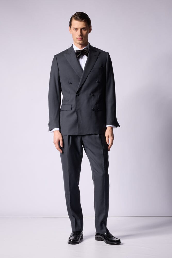 Alec DB Tuxedo - Navy Barathea