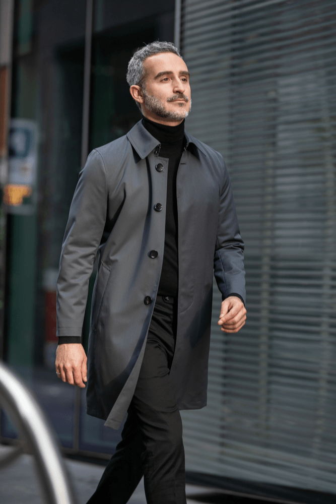 Drivar Car Coat - Tech Dark Grey