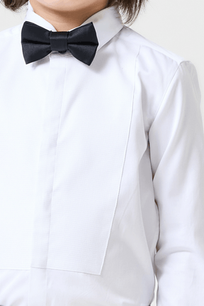 Elton Tuxedo Shirt - White
