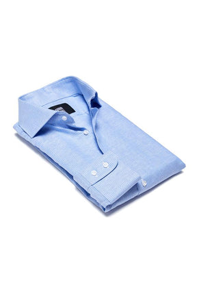 Pilot (BC/CL) Shirt - Lt Blue Micro Stripe Cotton Linen