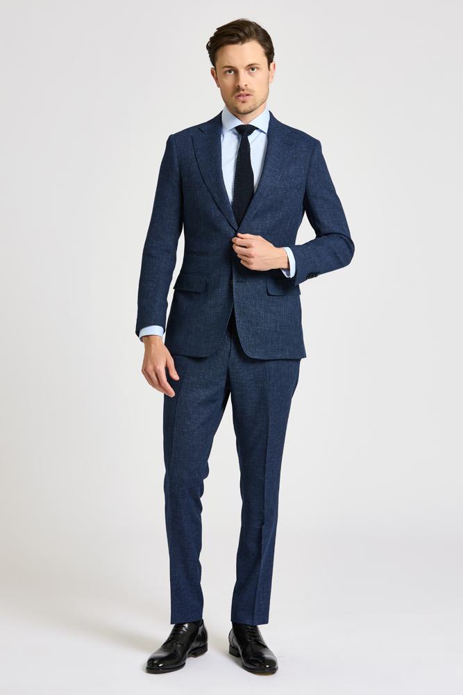 Greyson Suit - Blue Circle Stretch
