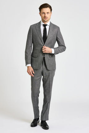 Greyson Suit - Grey Black Circle