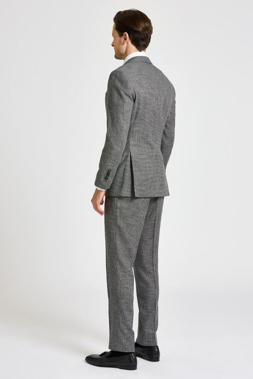Greyson Suit - Black Wool 004