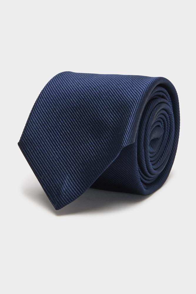 Silk Tie - Navy Silk Twill Tie