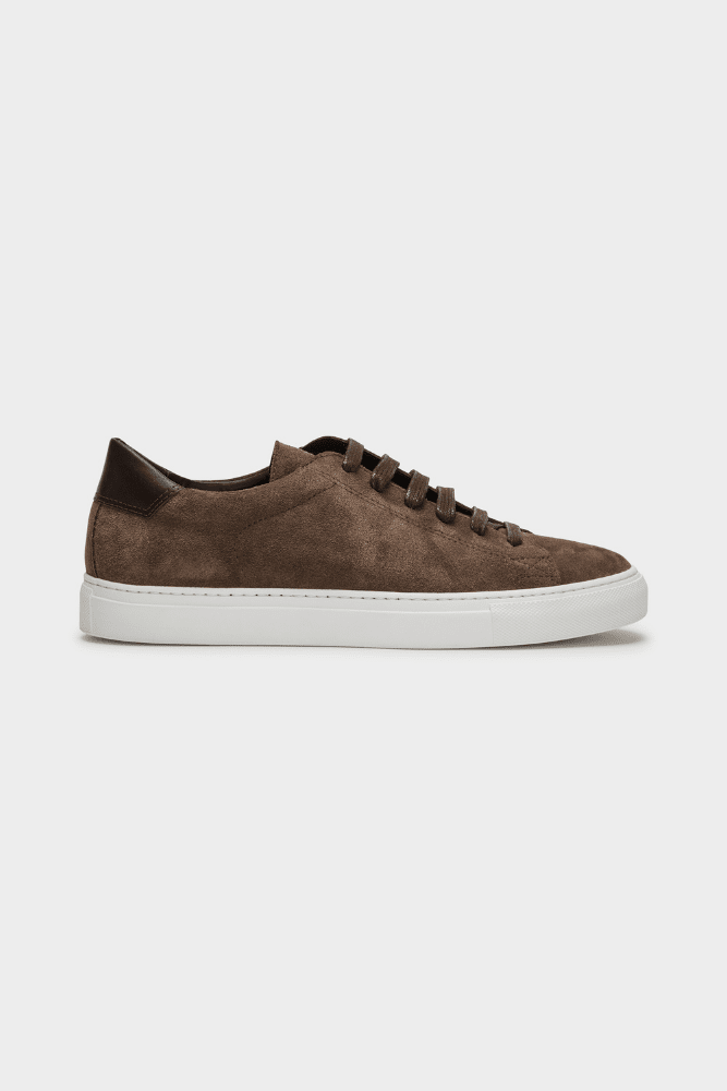 GCV2 Low Sneaker - Brown Suede with White Sole