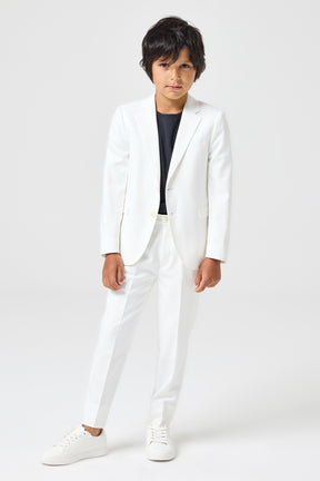 Bowie Chino Pants - White Stretch