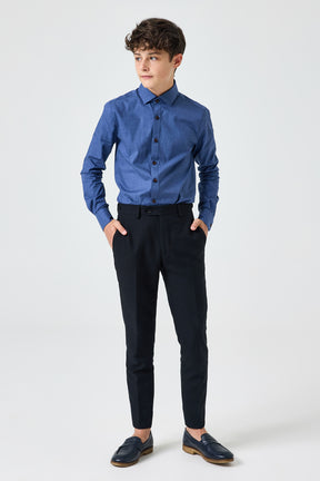 Roy Tailored Shirt - Medium Blue Denim