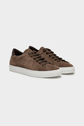 GCV2 Low Sneaker - Brown Suede with White Sole