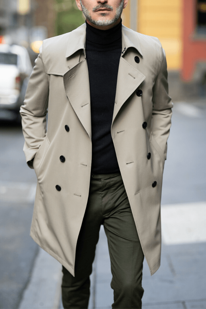 Drake Trench Coat -  Tech Taupe