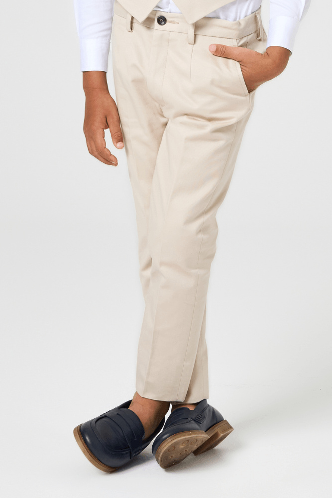 Bowie Chino Pants - Sand Cotton