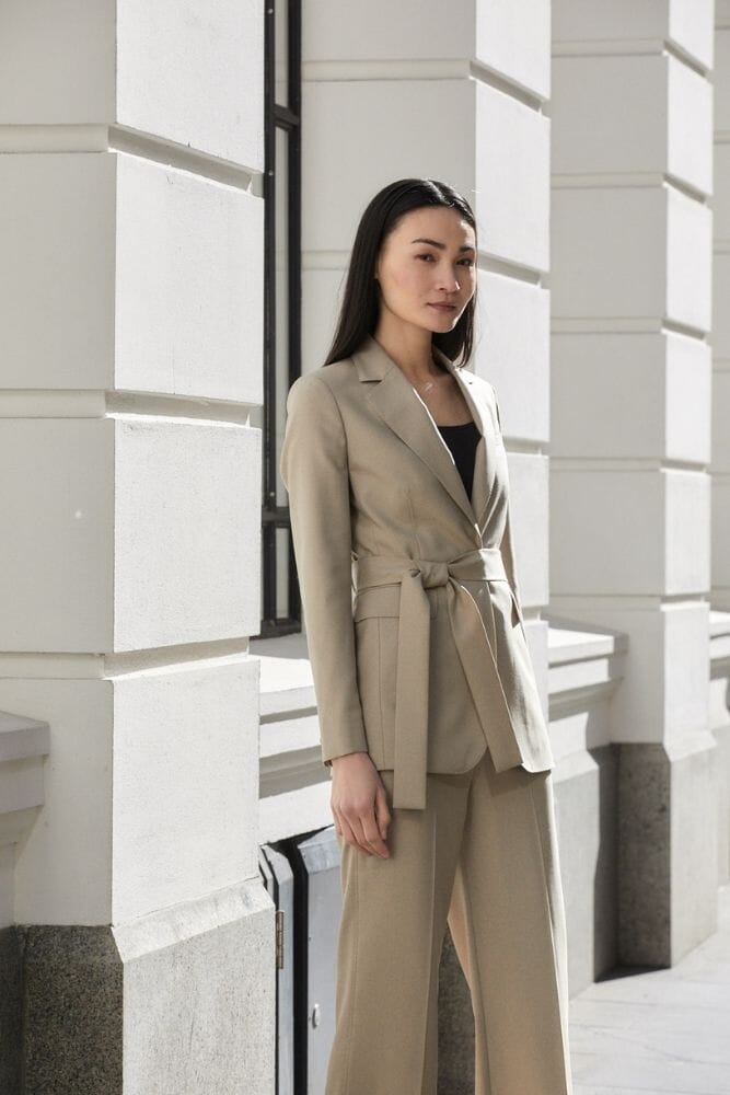 Lily Suit - Sand Wool