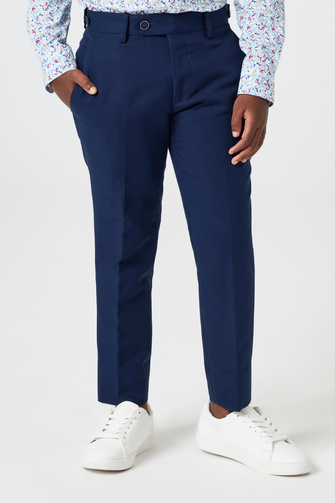 Bowie Chino Pants - Navy Cotton