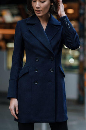 Audrey Coat - Navy Wool
