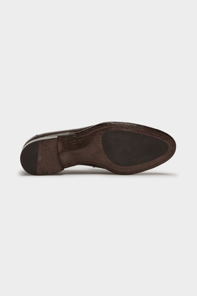124 x Godwin Charli Loafer - Dark Brown Italian Nappa Leather