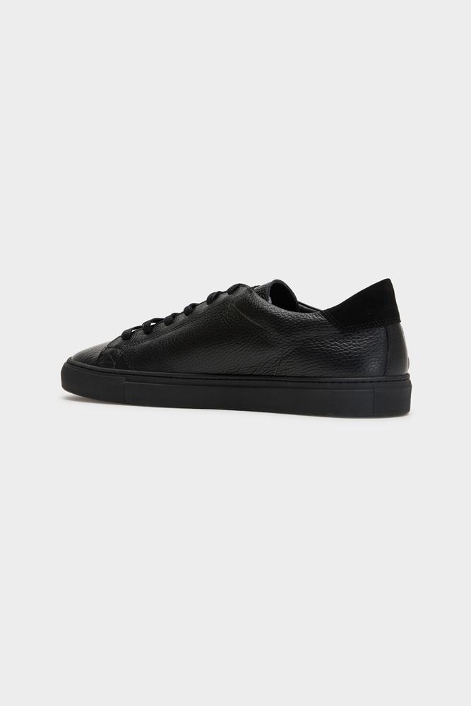 GCV2 Low Sneaker - Black Leather Grain